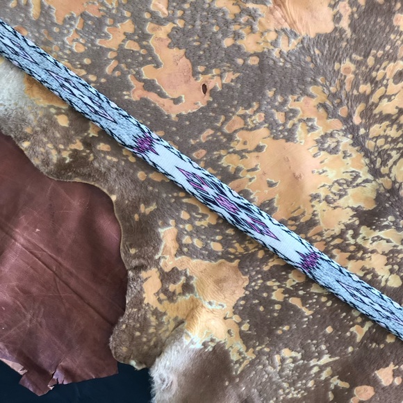 Ladies custom horsehair belt